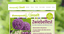 Desktop Screenshot of blumenparadieshasselt.de
